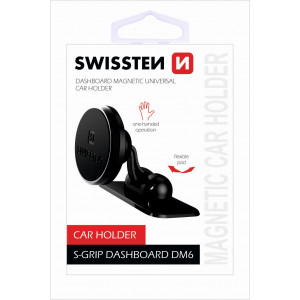 DRŽÁK MAGNETICKÝ DO AUTA S-GRIP DASHBOARD DM6 SWISSTEN 