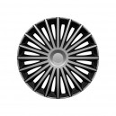 Poklice na kola DAKOTA SILVER/BLACK 16"