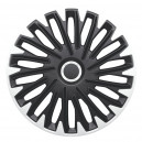 Poklice na kola QUANTUM PRO SILVER/BLACK 16"