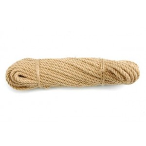Lano jutové kroucené 10 mm x 10 m Vorel TO-69572